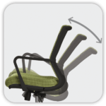 صندلی مدیریتی مش کد T 1165 - تصویر 2