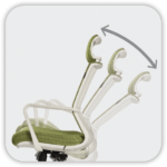 صندلی مدیریتی مش کد T 1161 - تصویر 3