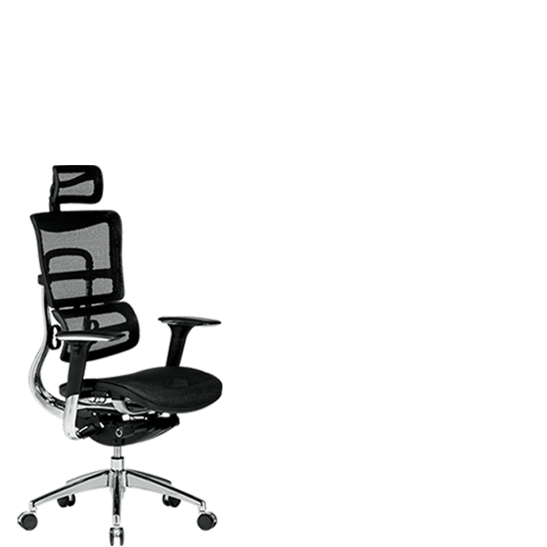 Group of reclining office chairs