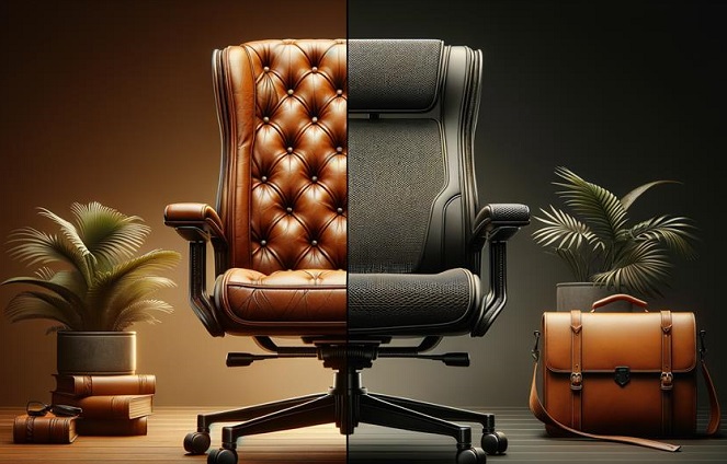 معرفی صندلی‌های مش و چرمی