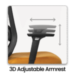 صندلی مدیریتی مش T 3415 - تصویر 7